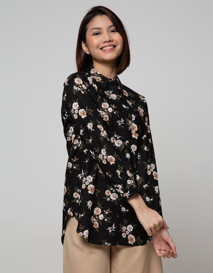 Geela Kaniza Flowery Shirt