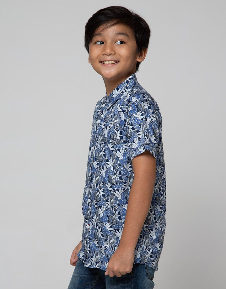 Nevada Short Sleeve Shirt Pique Tropical