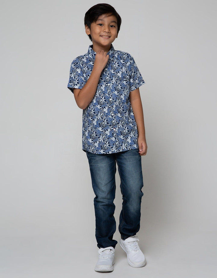 Nevada Short Sleeve Shirt Pique Tropical