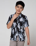 Nevada Short Sleeve Shirt Rayon Abstract
