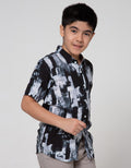 Nevada Short Sleeve Shirt Rayon Abstract