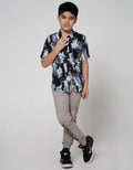 Nevada Short Sleeve Shirt Rayon Abstract