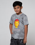 Marvel Avengers Iron Man Head Short Sleeve T-Shirt