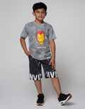 Marvel Avengers Iron Man Head Short Sleeve T-Shirt