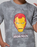 Marvel Avengers Iron Man Head Short Sleeve T-Shirt