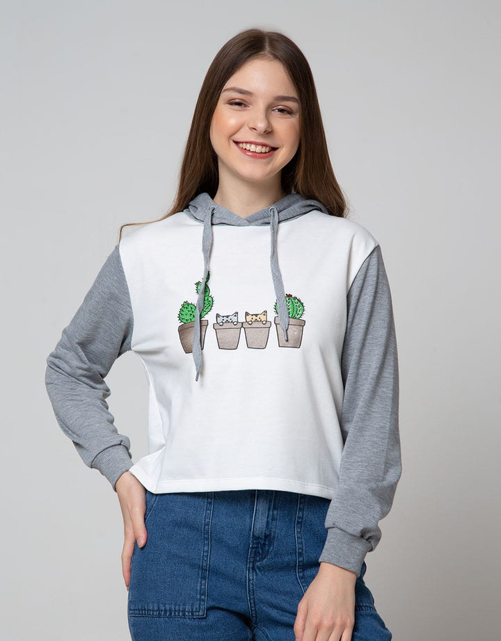 Nevada Sweatshirt Cactus And Cats