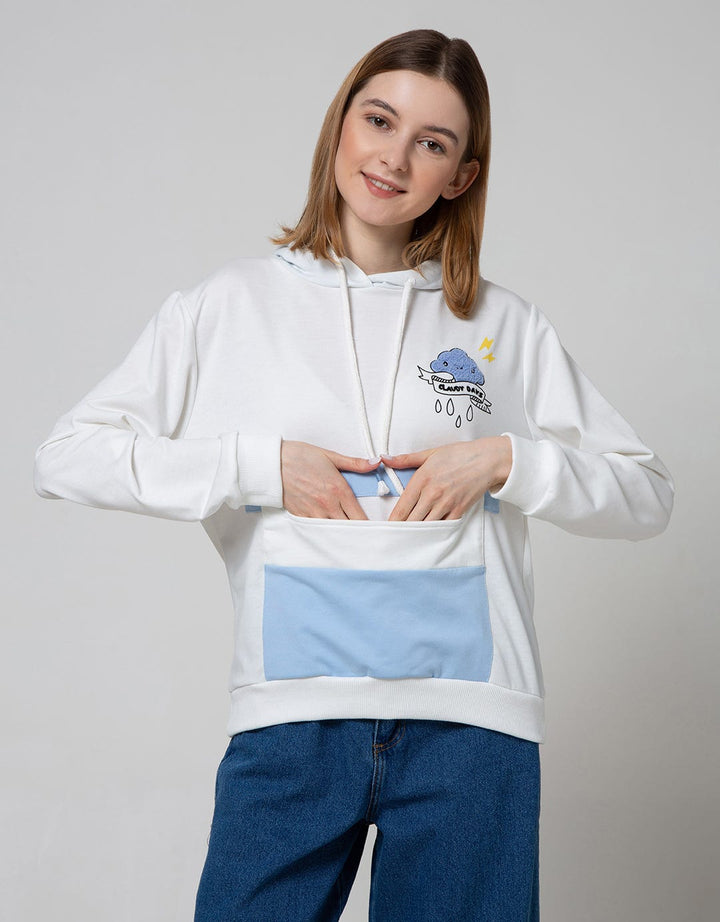 Nevada Sweatshirt Solid Cloudy Day