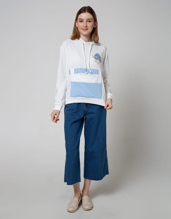 Nevada Sweatshirt Solid Cloudy Day
