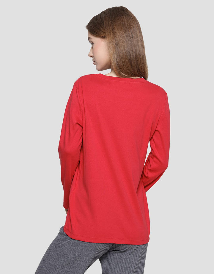 Eprise Basic Annete Kaos Wanita Print Simple Is Beauty