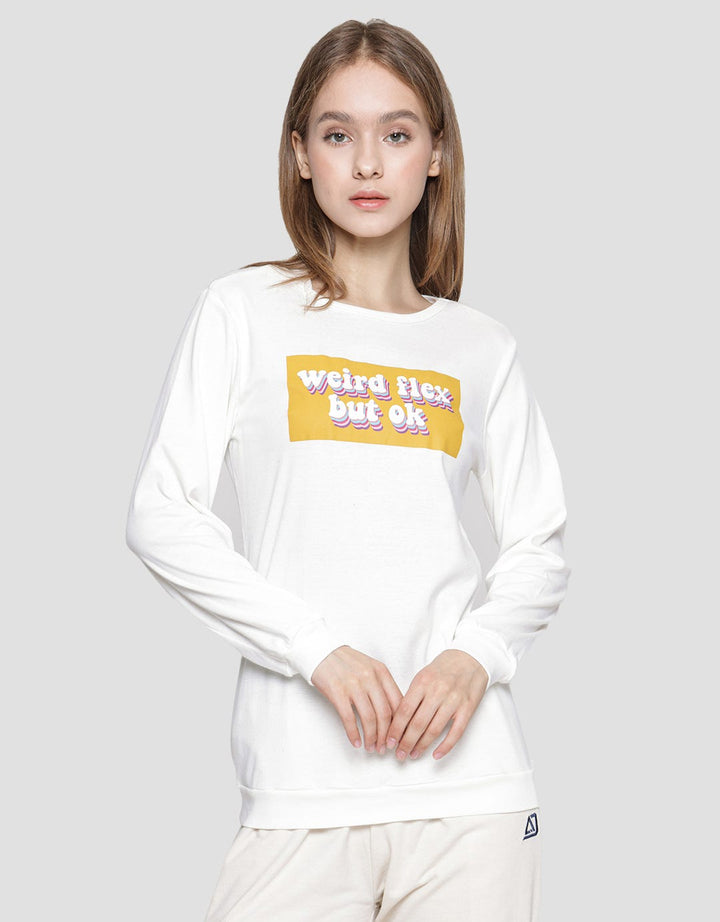 Eprise Basic Anoushka Kaos Wanita Print Weird Flex But Ok