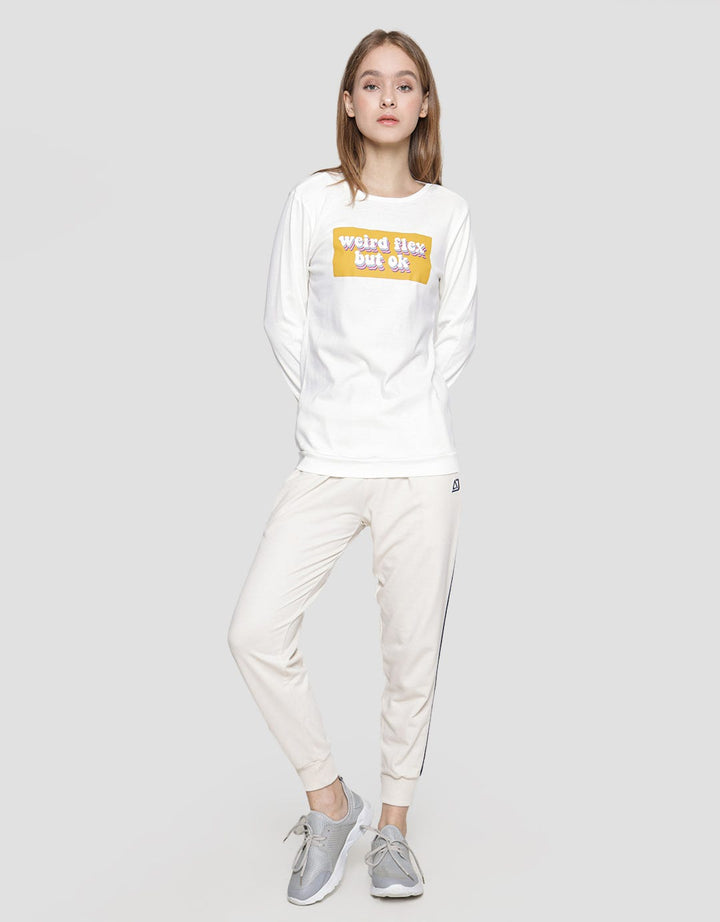 Eprise Basic Anoushka Kaos Wanita Print Weird Flex But Ok