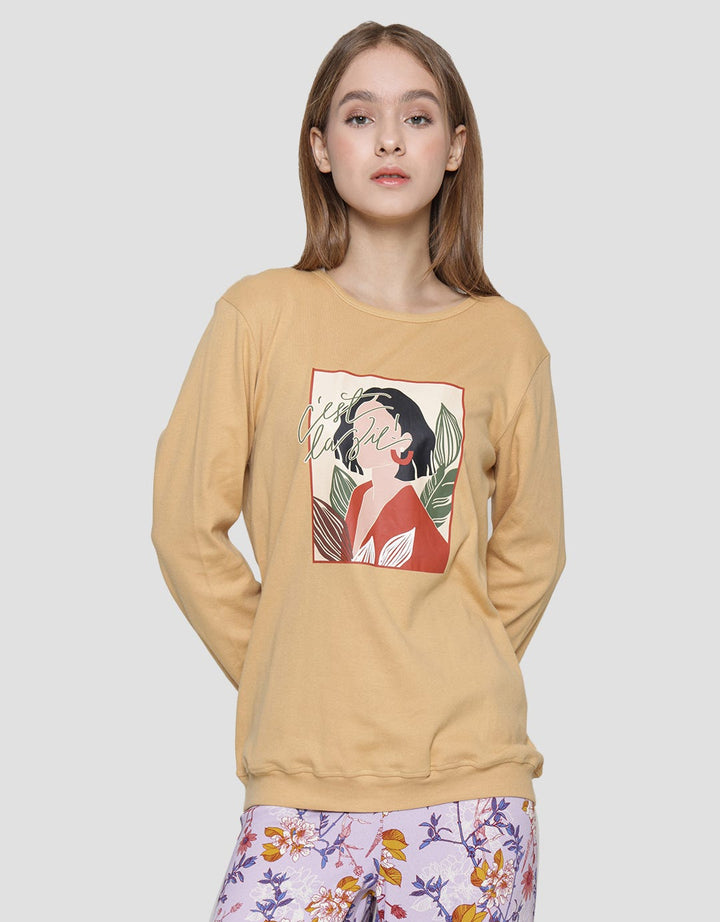 Eprise Basic Agatha Kaos Lengan Panjang Wanita
