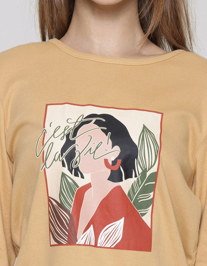 Eprise Basic Agatha Kaos Lengan Panjang Wanita