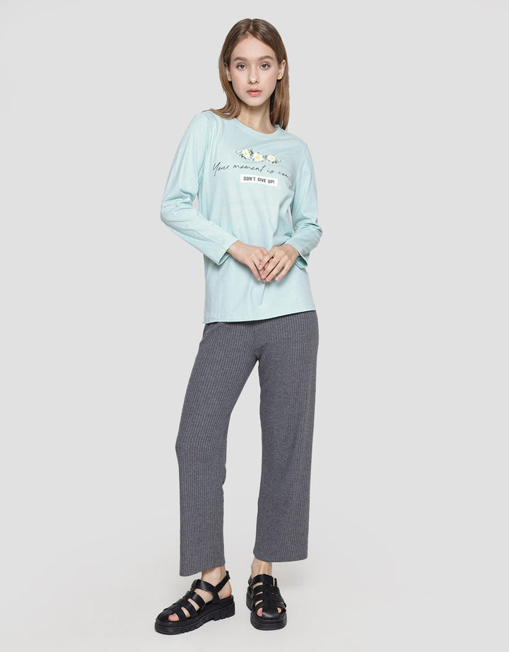 Eprise Collection Benca Kaos Wanita Print Your Moment Is Coming