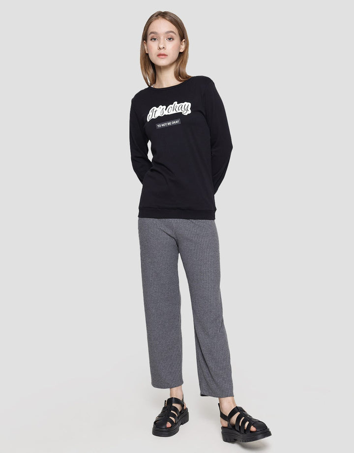 Eprise Basic Athaia Kaos Lengan Panjang Wanita