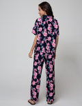 St. Yves Short Sleeve Pyjama Pants Sweet Linaria