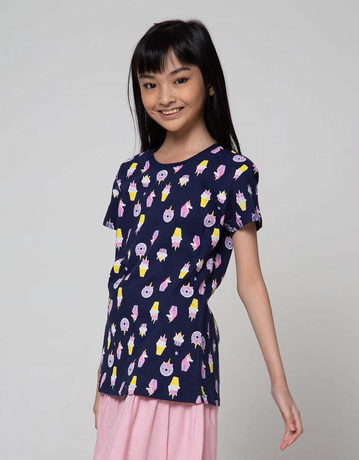 Aero Short Sleeve T-Shirt Multipack Ice Cream & Cake