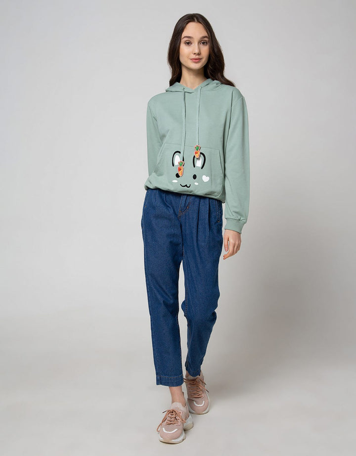 Nevada Sweatshirt Solid Rabbit And Carrot