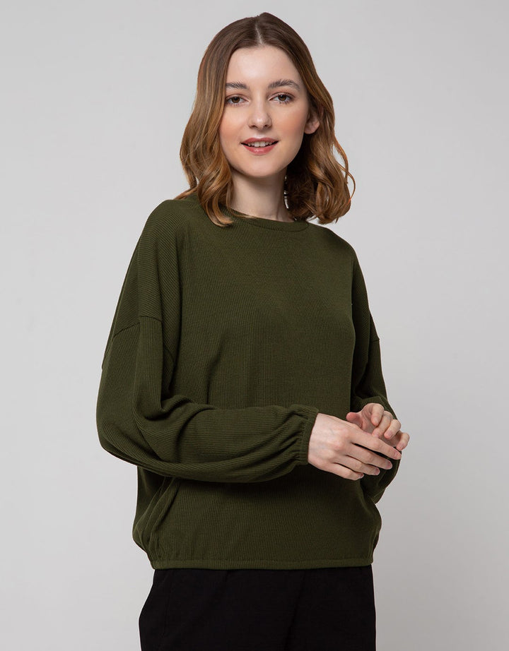 Nevada Sweatshirt Solid Rib