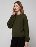 Nevada Sweatshirt Solid Rib