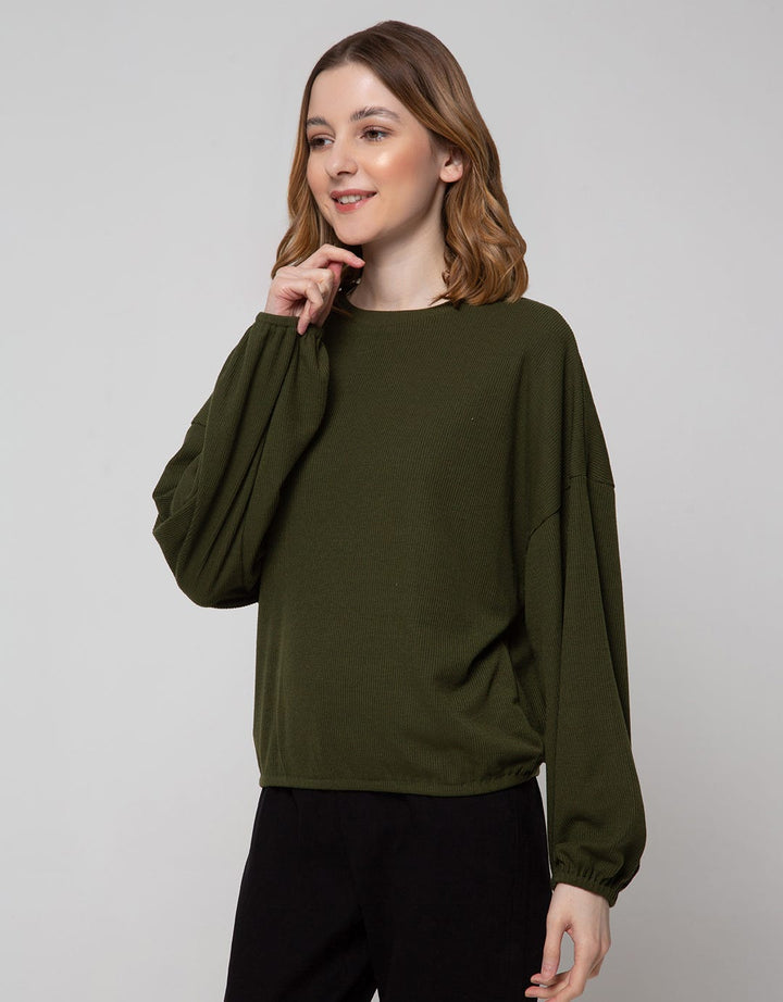 Nevada Sweatshirt Solid Rib