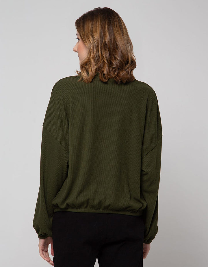 Nevada Sweatshirt Solid Rib