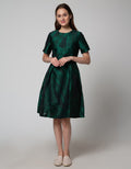 JACQUARD POLT DRESS