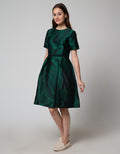 JACQUARD POLT DRESS