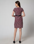 DRESS JACQUARD MAROO