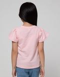 Little M Short Sleeve T-Shirt Ruffle Animlas