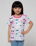 Little M Short Sleeve T-Shirt 2 Pack Cat