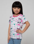 Little M Short Sleeve T-Shirt 2 Pack Cat