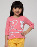 Little M Long Sleeve T-Shirt Cat Ekor Panjang Hati