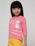 Little M Long Sleeve T-Shirt Cat Ekor Panjang Hati