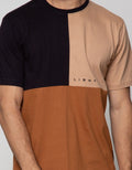 Details Short Sleeve T-Shirt 3 Colors Block