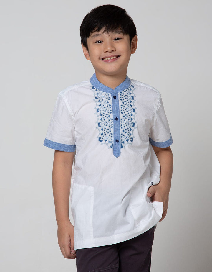 Cardinal Kids Boy Contrast Color Short Sleeve Koko
