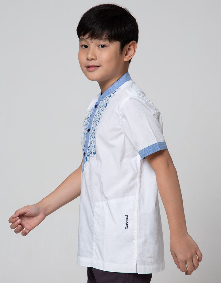 Cardinal Kids Boy Contrast Color Short Sleeve Koko