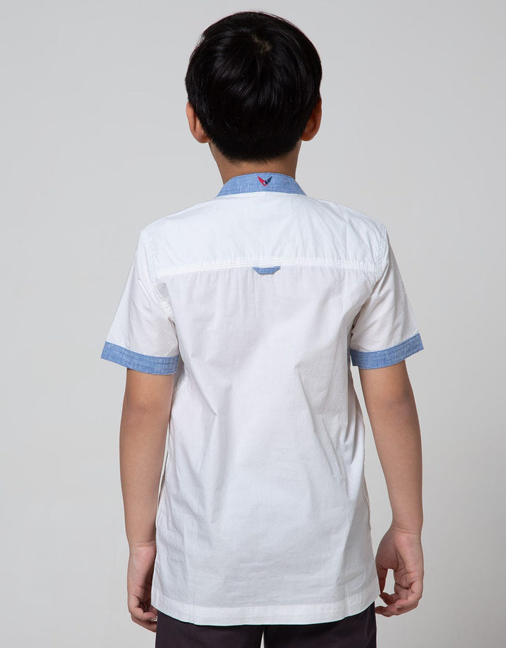 Cardinal Kids Boy Contrast Color Short Sleeve Koko