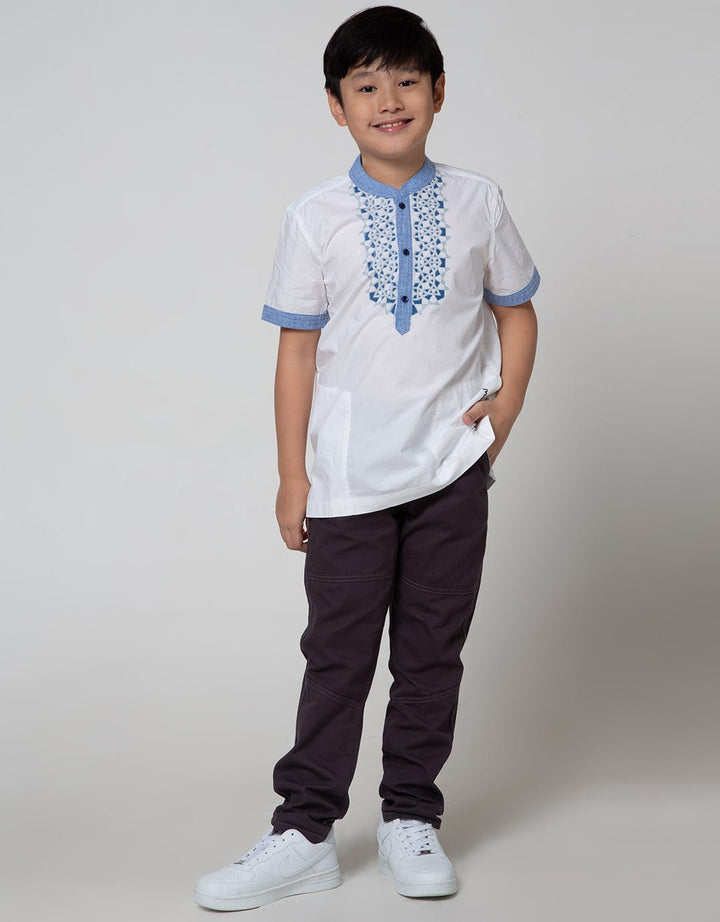 Cardinal Kids Boy Contrast Color Short Sleeve Koko