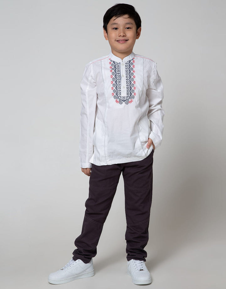 Cardinal Kids Boy Stitching Long Sleeve Koko