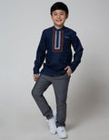 Cardinal Kids Boy Long Sleeve Button Koko
