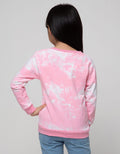 Little M Tie Dye Sweatshirt Embroidered Angel