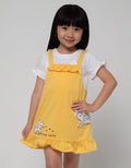 Little M Short Sleeve Midi Dress Dreoverall Tiger