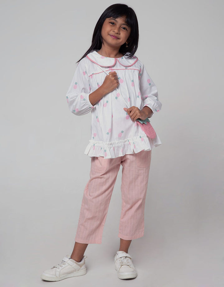 Little M Jogger Woven Dobby Papperbag Waist Kantong