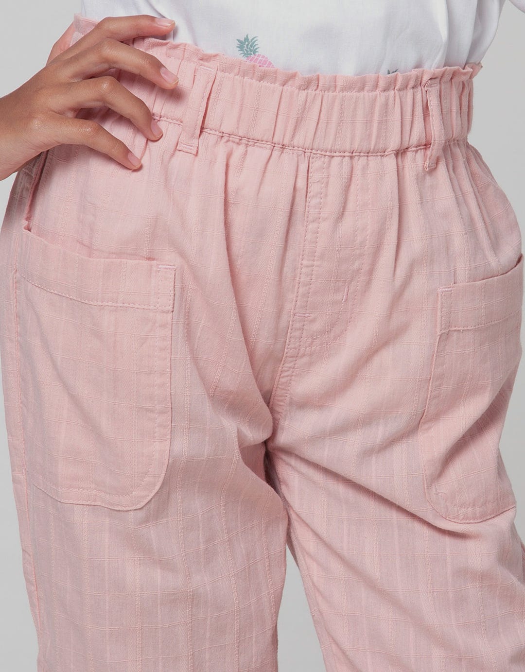 Little M Jogger Woven Dobby Papperbag Waist Kantong