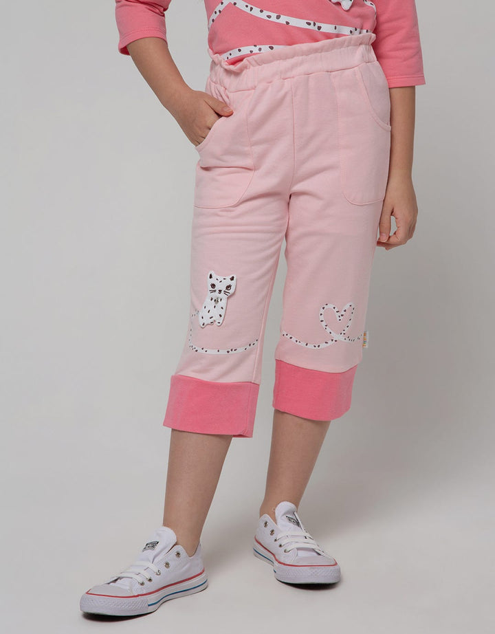 Little M Jogger Bawah Totol Aplikasi