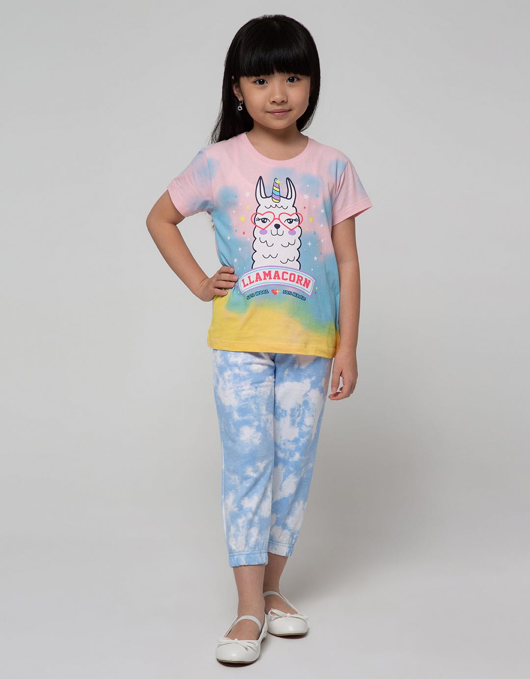 Little M Jogger Tie Dye Little Prince Short Sleeve