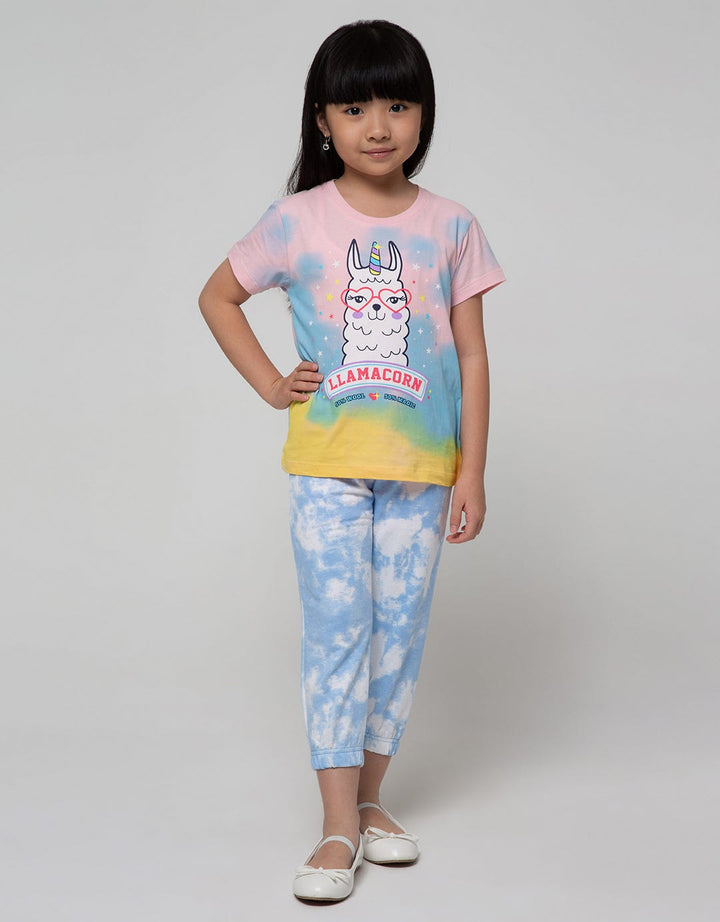Little M Jogger Tie Dye Little Prince Short Sleeve