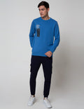 Nevada Sweatshirt Print Photo Non Logo (Sw009) Swdt002:Classic Blue:S:Graphic:Sweatshirt