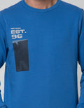 Nevada Sweatshirt Print Photo Non Logo (Sw009) Swdt002:Classic Blue:S:Graphic:Sweatshirt